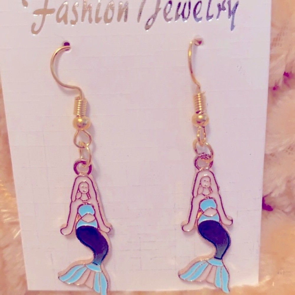 Mermaid earrings